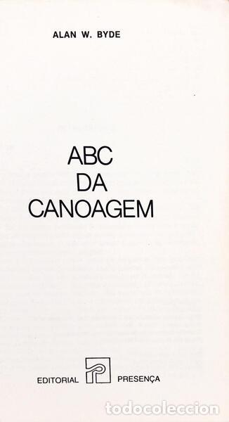 Libros: BYDE. (Alan W.) - ABC DA CANOAGEM. - Foto 2