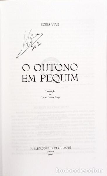 Libros: VIAN. (Boris) - O OUTONO EM PEQUIM. - Foto 2