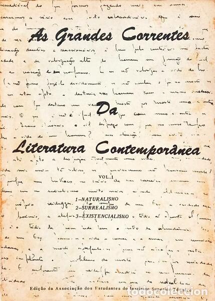 Libros: Serr&atilde;o. (Joel), Ernesto Sampaio e Virg&iacute;lio Ferreira. - AS GRANDES CORRENTES DA LITERATURA CONTEMPOR&Acirc;