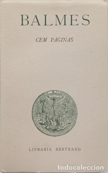 Libros: BALMES. (Jaime Luciano) - BALMES: CEM P&Aacute;GINAS. - Foto 1