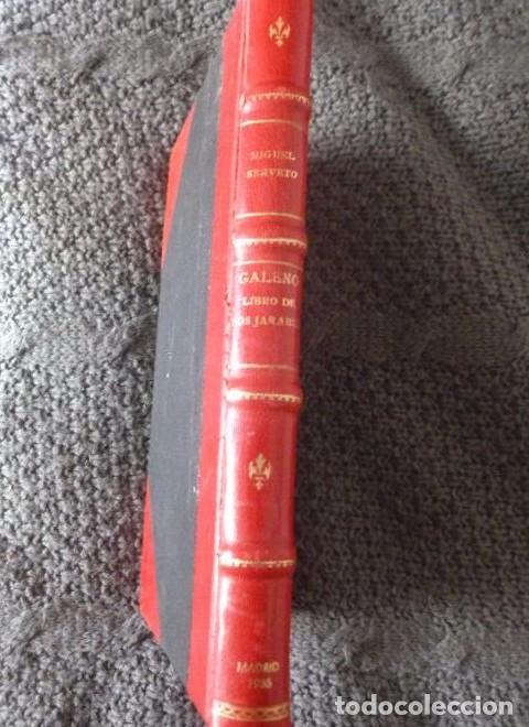 Libros: Raz&oacute;n universal de los jarabes seg&uacute;n inteligencia de Galeno . Villanovano, 1935 -