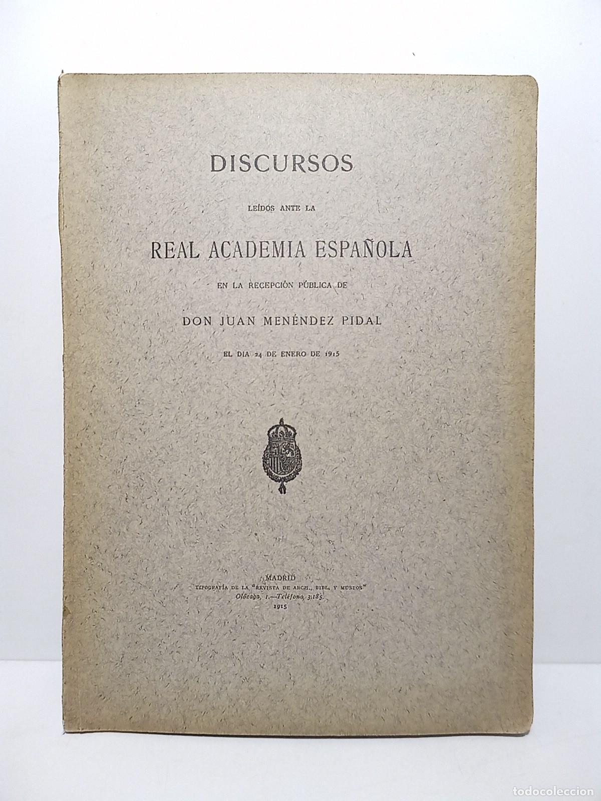 Libros: MENENDEZ PIDAL, Juan - La vida y las obras de un escritor cortesano del Siglo XVI: D. Luis Zapata [1