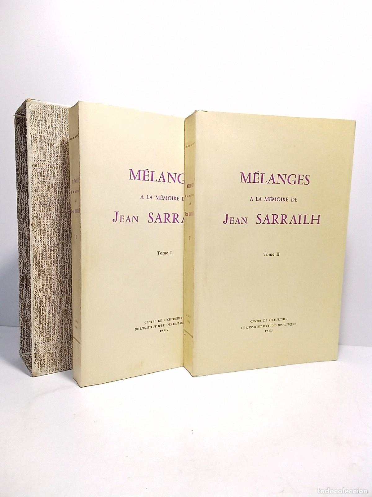 Libros: VARIOS - M&eacute;langes a la m&eacute;moire de Jean Sarrailh [En 2 Tomos] - Foto 1