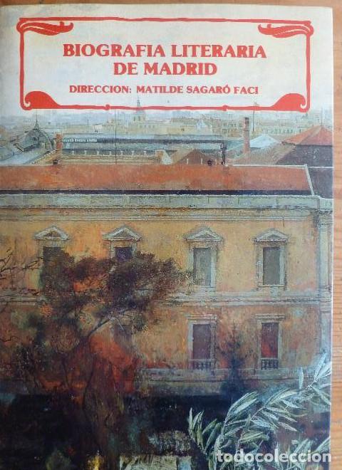 Libros: Biograf&iacute;a literaria de Madrid - Matilde Sagar&oacute; Faci