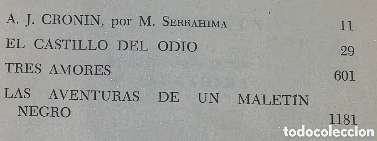 Libros: Novelas A J CRONIN OBRAS COMPLETAS 5 VOL - Foto 10