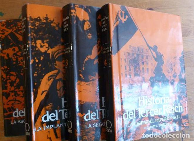 Livros em segunda m&atilde;o: HISTORIA DEL TERCER REICH.- 4 VOL. - William L. Shirer ed.oceano 1981 -