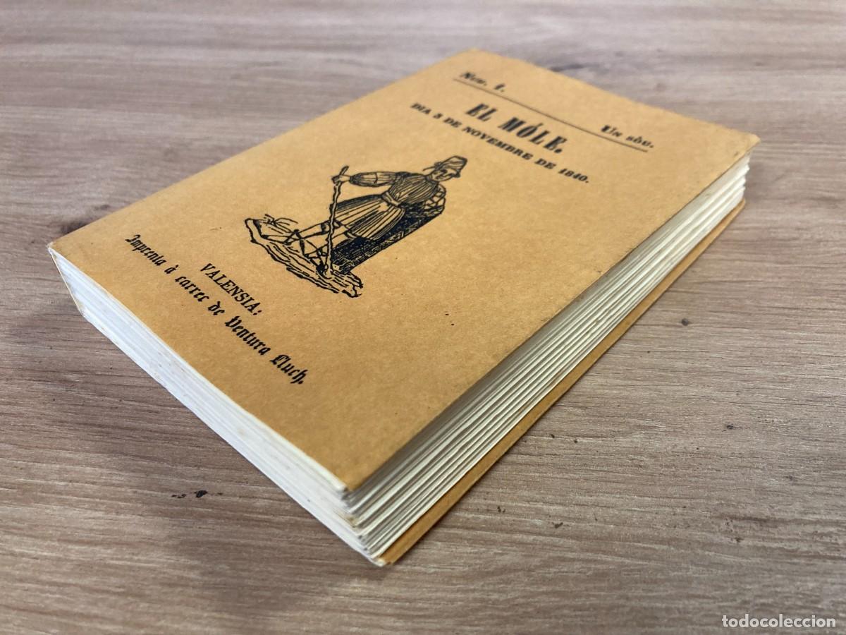 Libros: El M&oacute;le 1840 n&uacute;mero 1 Semanari lliberal facs&iacute;mil - Foto 4