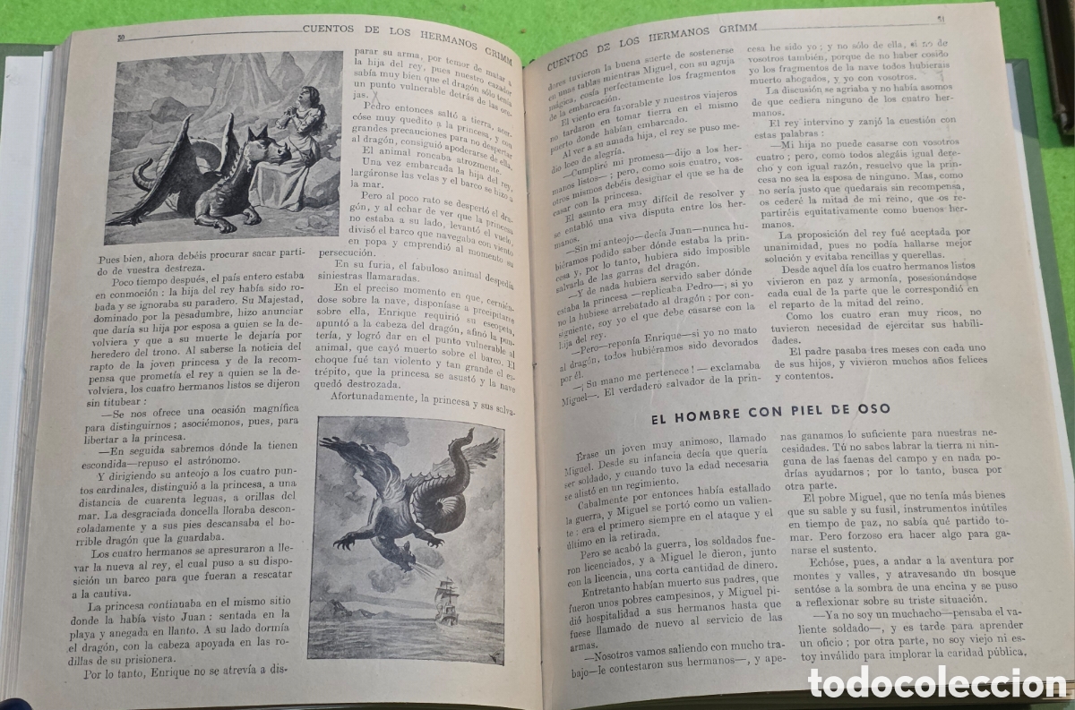 Libros: Cuentos de los hermanos grimm. Ed sopena.1942 - Foto 6