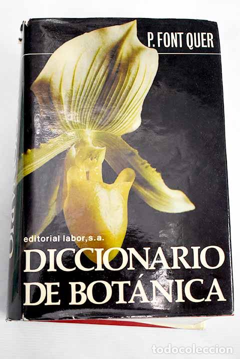 Libros: Diccionario de bot&aacute;nica.- Font Quer, Pius - Foto 1