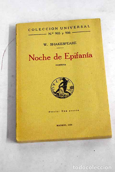 Libros: Noche de Epifan&iacute;a: comedia.- Shakespeare, William - Foto 1