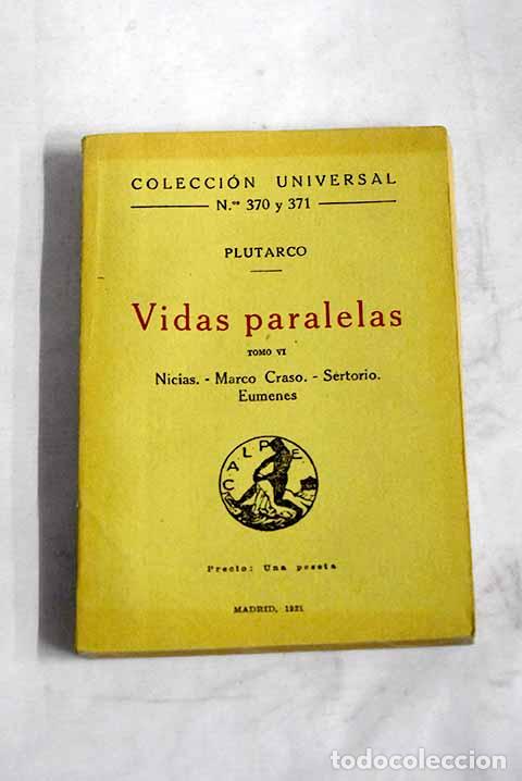 Libros: Vidas paralelas, tomo VI.- Plutarco - Foto 1