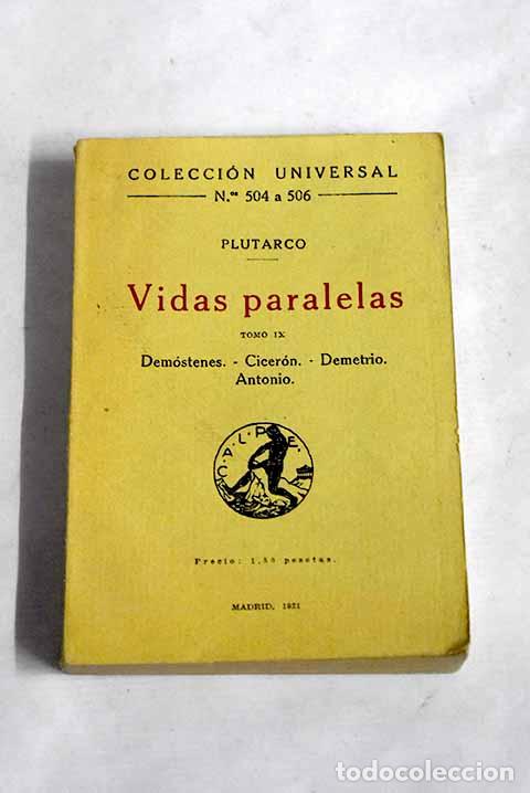 Libros: Vidas paralelas, tomo IX.- Plutarco - Foto 1