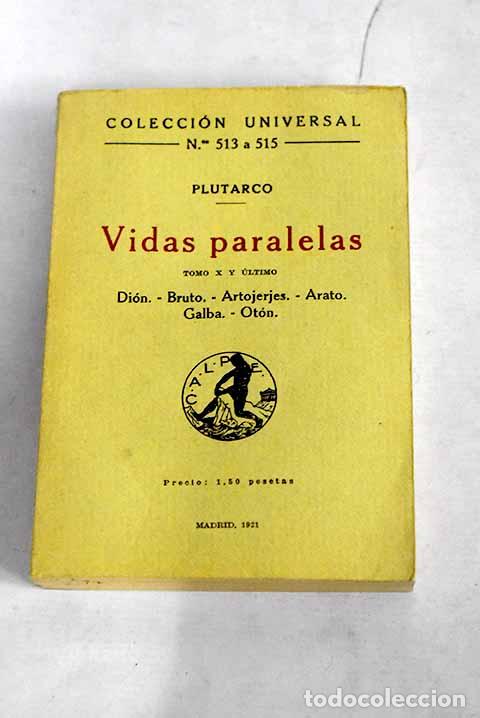 Libros: Vidas paralelas, tomo X.- Plutarco - Foto 1