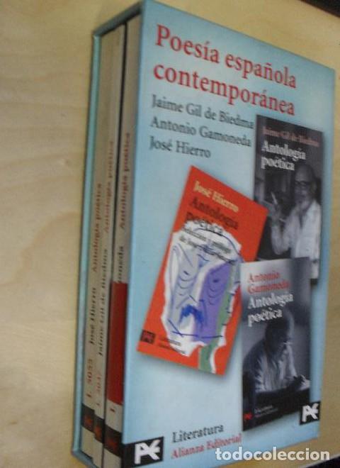 Libros: Estuche - Poes&iacute;a espa&ntilde;ola contempor&aacute;nea: Jaime Gil de Biedma - Antonio Gamoneda - Jos&eacute; Hierro (El Li