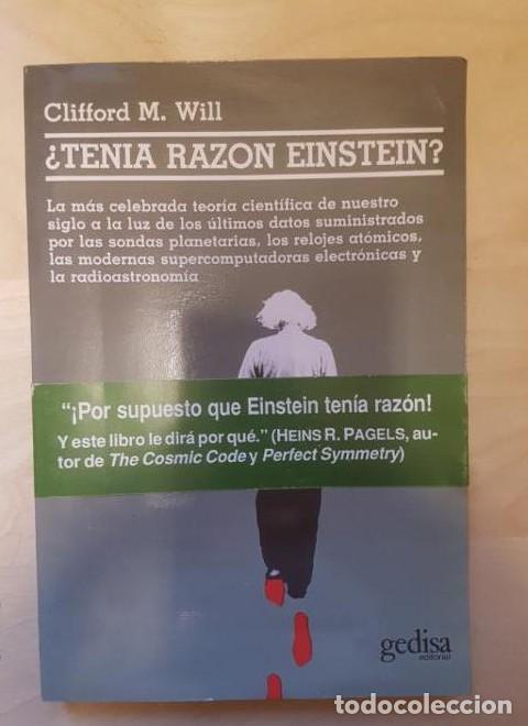 Libros: &iquest;Ten&iacute;a razon Einstein? - Clifford Will - Foto 1