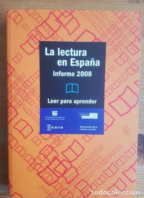 Libri di seconda mano: La lectura en Espa&ntilde;a Vv.Aa FUNDACION GERMAN SANCHEZ (2008) 358pp -