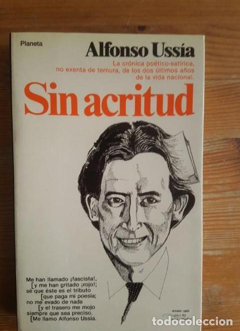 Livros em segunda m&atilde;o: Sin acritud - Alfonso Ussia