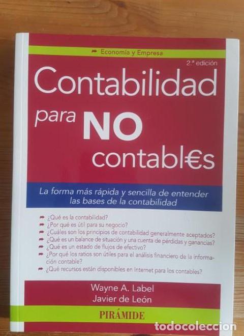 Livres: Contabilidad para no contables: Label y de Le&oacute;n. PIRAMIDE.2011 245pp -