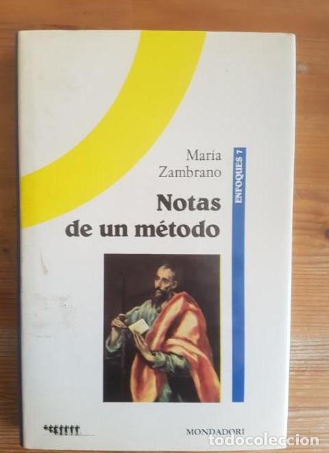 Libros: Notas de un metodo - Maria Zambrano - Foto 1