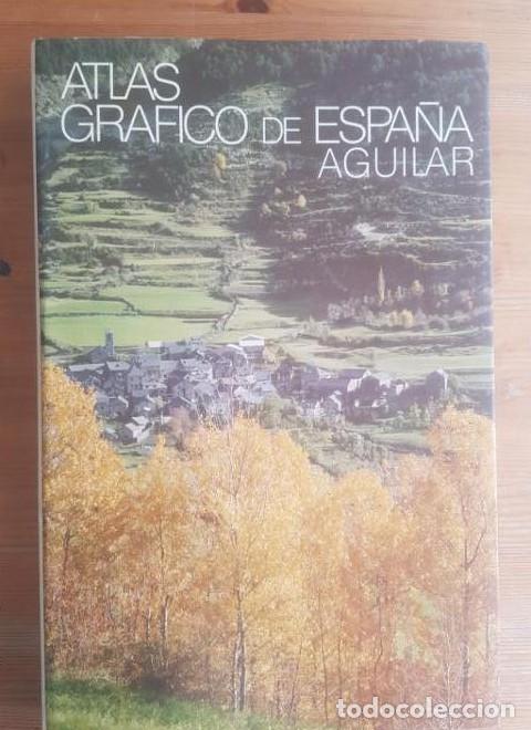 Libros: Atlas Gr&aacute;fico de Espa&ntilde;a Aguilar Tirso Echeand&iacute;a, Dir. Publicado por Aguilar (1990) -