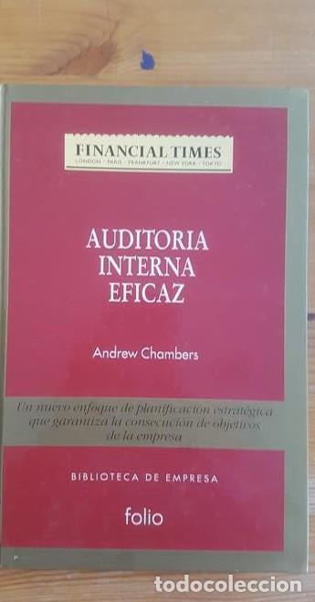 Libros: AUDITORIA INTERNA EFICAZ. ANDREW CHAMBERS. ED FOLIO 1994 - - Foto 1