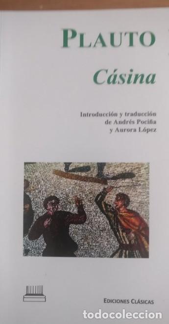 Livres: C&Aacute;SINA. PLAUTO. EDICIONES CL&Aacute;SICAS 2012 64pp -