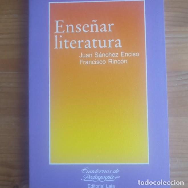 Libros: Ense&ntilde;ar literatura. Certezas e incertidumbres para un cambio S&aacute;nchez Enciso - Francisco Rinc&oacute;n LAIA