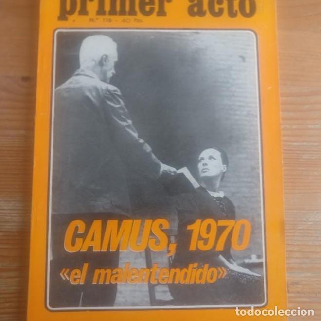 Livros em segunda m&atilde;o: PRIMER ACTO. REVISTA DE TEATRO 116. CAMUS, 1970: EL MALENTENDIDO (Vvaa) Primer Acto, 1970 -