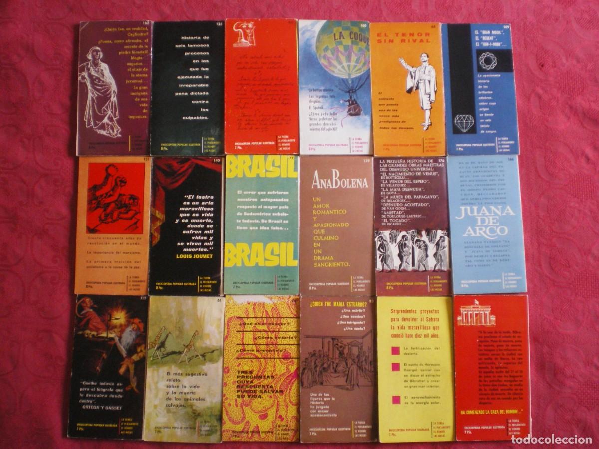 Libros: ENCICLOPEDIA POPULAR ILUSTRADA. LOTE DE 18 TOMOS. - Foto 11