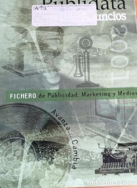 Libros: PUBLIDATA ANUNCIOS 2001. FICHERO DE PUBLICIDAD, MARKETING Y MEDIOS -