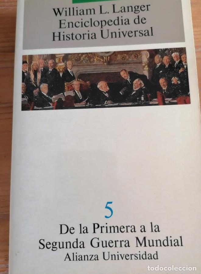 books: De la primera a la segunda Guerra mundial (enciclopedia de historia un - William L. Langer