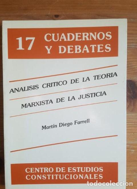 Libros: Analisis critico de la teoria marxista de la justicia - Mart&iacute;n D. Farrell