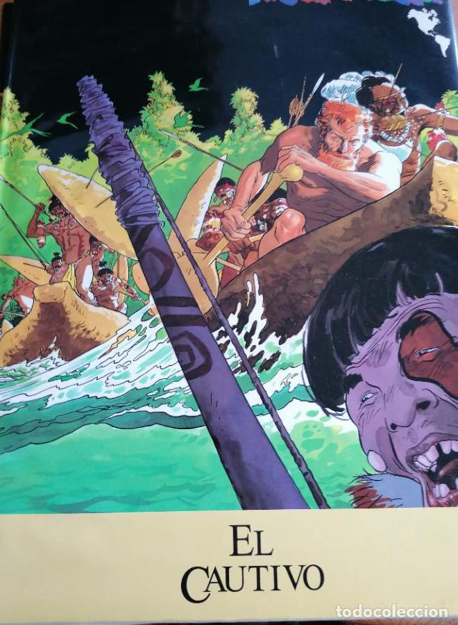 Libros: RELATOS DEL NUEVO MUNDO EL CAUTIVO (GRAN TAMA&Ntilde;O: 41 X 32 CTM. APROX.) . EDICION ESPECIAL PLANETA -