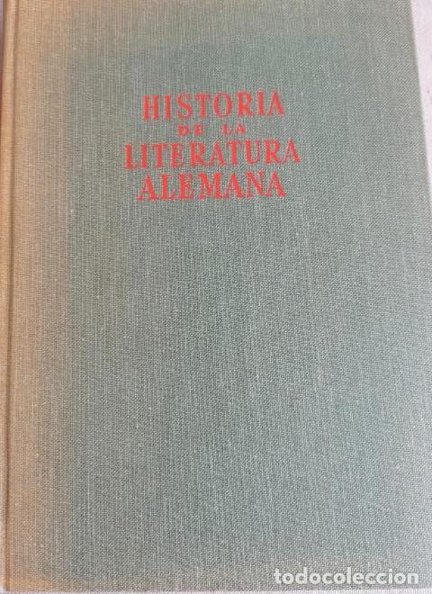 Libros: HISTORIA DE LA LITERATURA ALEMANA - FRITZ MARTINI , EDITORIAL LABOR 1964 650pp -