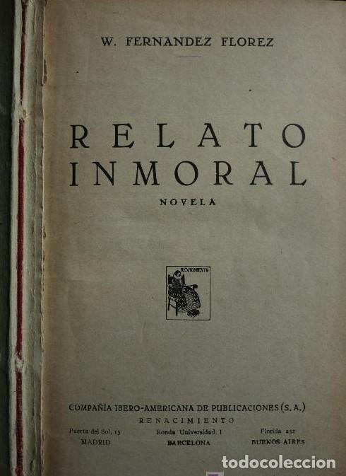 books: RELATO INMORTAL.EL SECRETO DE BARBA AZUL W.FERNANDEZ FLOREZ. 1930. 590 PAG. -