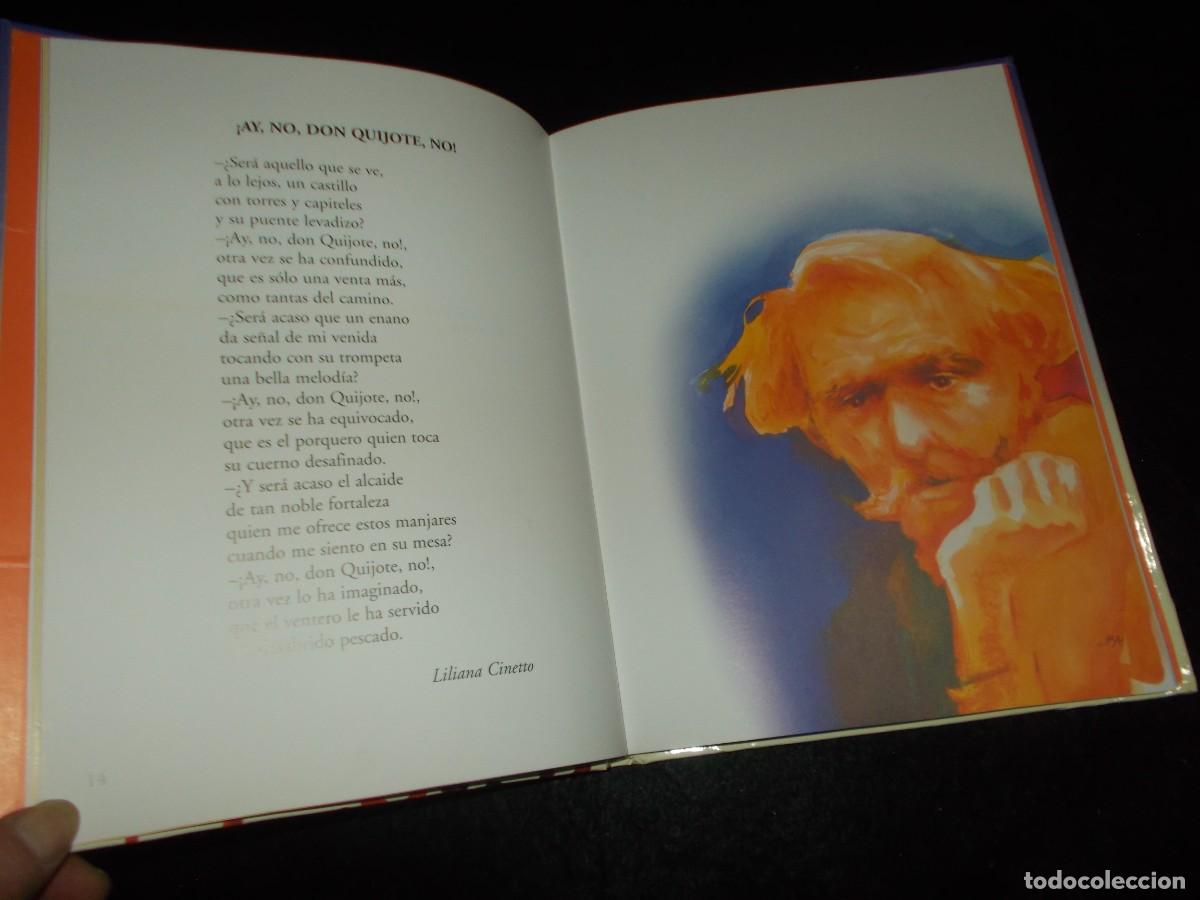 Libros: DON QUIJOTE CABALGA ENTRE VERSOS. Everest 2006. Libro - Foto 3