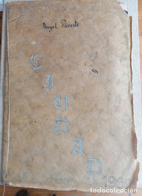 Livres: CUADERNO ANGEL PARIENTE. Dibujos y poemas in&eacute;ditos TIRADA NUMERADA DIEZ EJEMPLARES. 2003 -