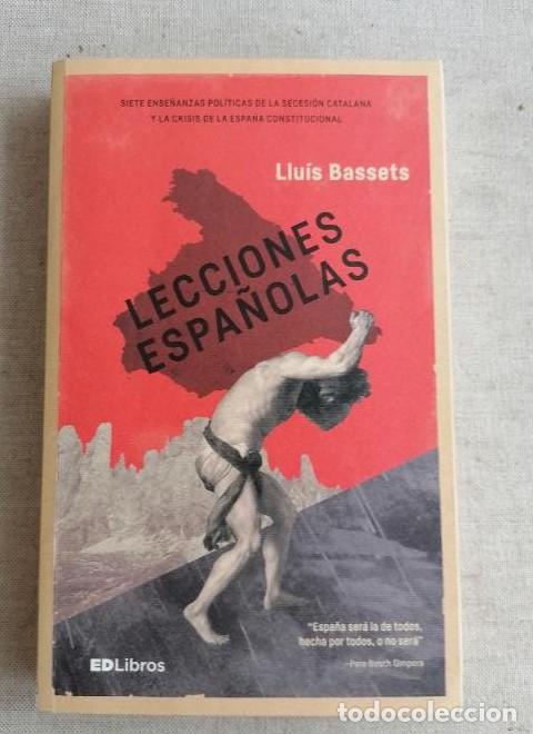 Libros: Lecciones espa&ntilde;olas - Llu&iacute;s Bassets - Foto 1