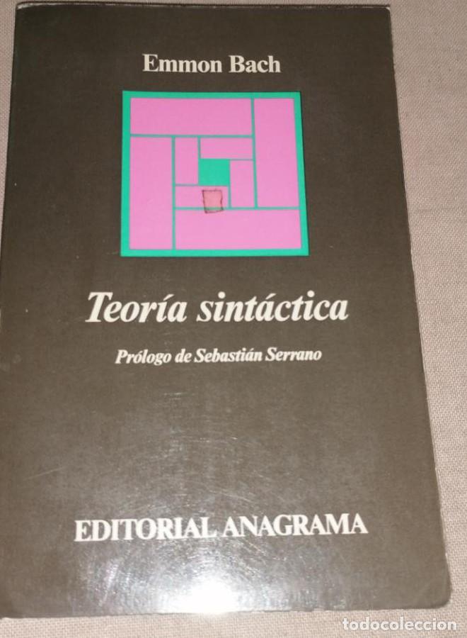 Libros: Teor&iacute;a sint&aacute;ctica (Argumentos) - Emmon Bach Carlos Manzano