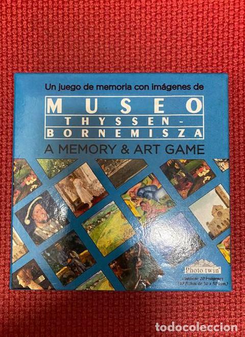 Libros: UN JUEGO DE MEMORIA CON IM&Aacute;GENES DE MUSEO THYSSEN-BORNEMISZA. A MEMORY&ART GAME. 20 IM&Aacute;GENES. -