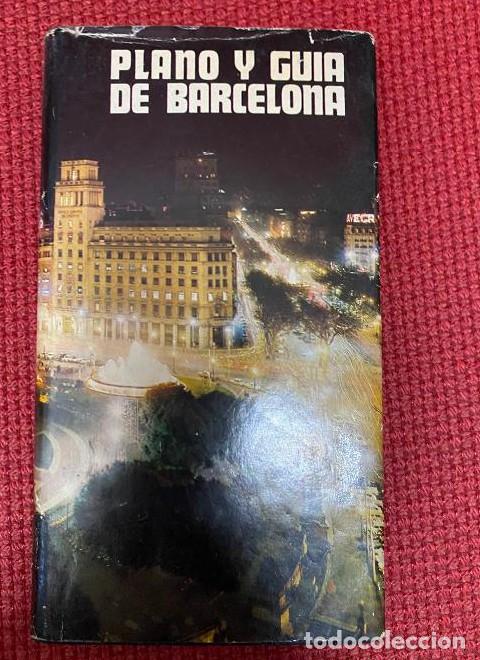 Livres: PLANO Y GU&Iacute;A DE BARCELONA. 1976, NEGURI EDITORIAL. -