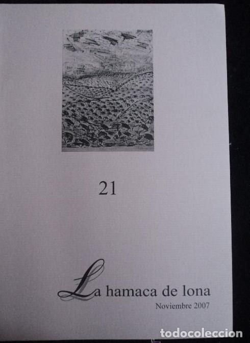 B&uuml;cher: LA HAMACA DE LONA. NOV. 2007 -
