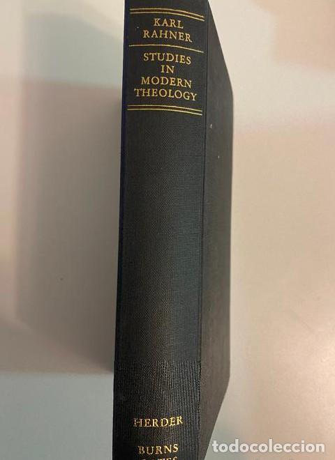 B&uuml;cher: STUDIES IN MODERN THEOLOGY. KARL RAHNER. HERDER, 1965. -