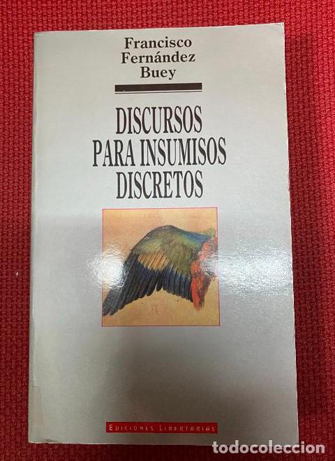 books: Discursos para insumisos discretos - Francisco Fernandez Buey