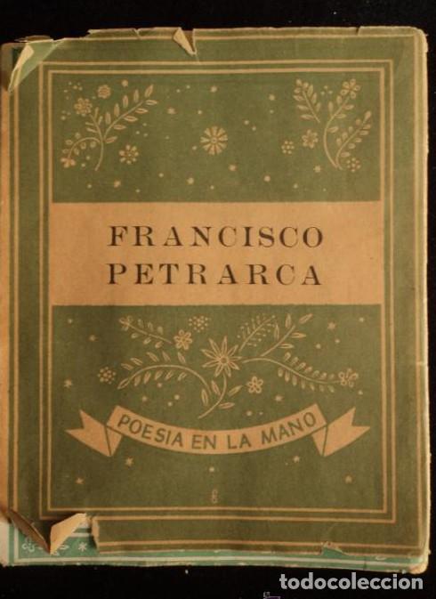 Livros em segunda m&atilde;o: POESIA. PETRARCA. POESIA EN LA MANO. ED.YUNQUE. 1940 152 -