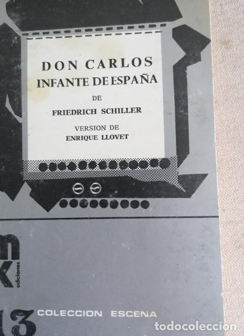 Livros em segunda m&atilde;o: Don Carlos, infante de Espa&ntilde;a.- Schiller, Friedrich -