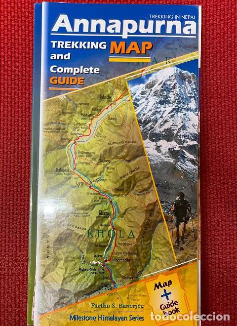 Libri di seconda mano: TREKKING IN NEPAL, ANNAPURNA. TREKKING MAP AND COMPLETE GUIDE. PARTHA S. BANERJEE. -
