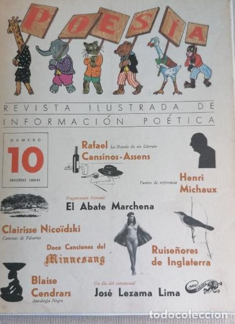 B&uuml;cher: POES&Iacute;A. REVISTA ILUSTRADA DE INFORMACI&Oacute;N PO&Eacute;TICA. N&ordm; 10. MINISTERIO DE CULTURA. INVIERNO 1980-81(Z8)