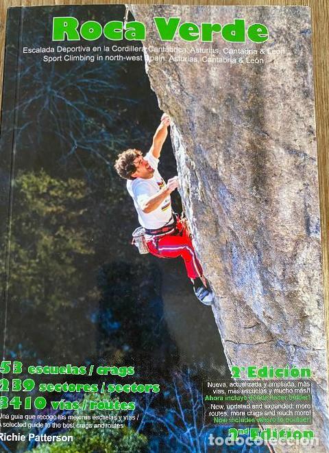 B&uuml;cher: ROCA VERDE. ESCALADA DEPORTIVA EN LA CORDILLERA CANT&Aacute;BRICA. RICHIE PATTERSON. 2016. -