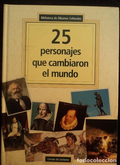 Libri di seconda mano: 25 PERSONAJES QUE CAMBIARON EL MUNDO. G.POP. PROLOGO TUSELL 1993 160 PAG -
